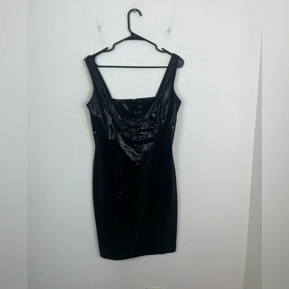 Danier | Dresses | Vintage Danier Leather Scale Bodycon Dress Sz M |  Poshmark